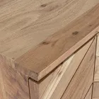 Mobil skænk i akacietræ 3 døre Etnisk design Homemotion - Carla Viadurini