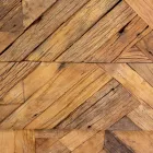 Sort metalskab til stuen med 3 træskuffer - Wreck Viadurini