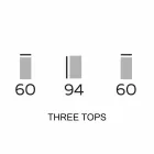 Designmøbler i træ med runde hylder i Gres Made in Italy - Aspide Viadurini