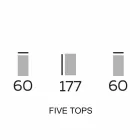 Designmøbler i træ med runde hylder i Gres Made in Italy - Aspide Viadurini