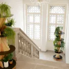 Designmøbler i træ med runde hylder i Gres Made in Italy - Aspide Viadurini