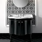 Moderne skab med to blanklakerede låger lavet i Italien - slik Viadurini