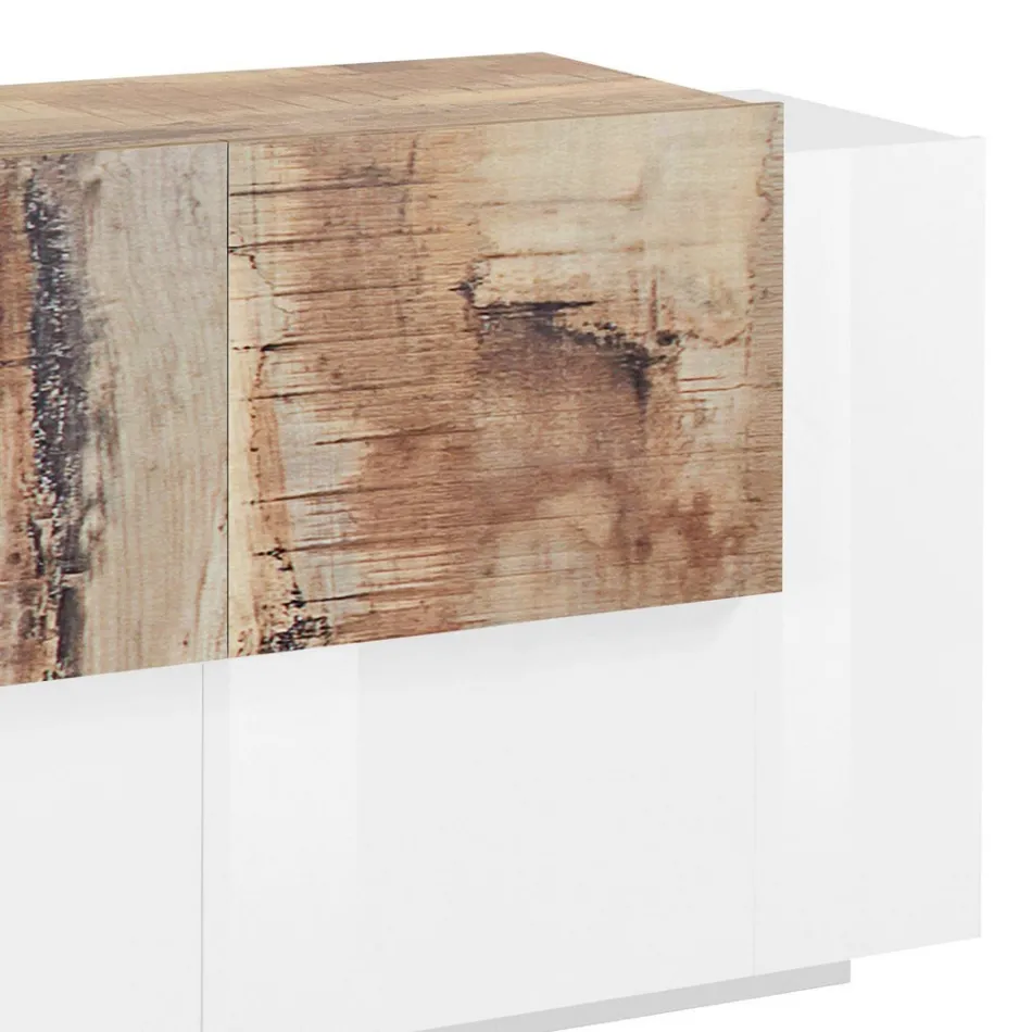 Stuemøbler 2 døre og 2 døre i træ 2 finish - Therese Viadurini