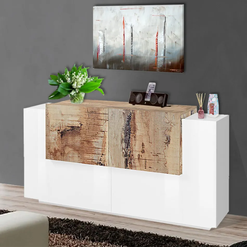 Stuemøbler 2 døre og 2 døre i træ 2 finish - Therese Viadurini