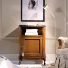 Klassisk telefonholder i træ med dør lavet i Italien - Richard Viadurini