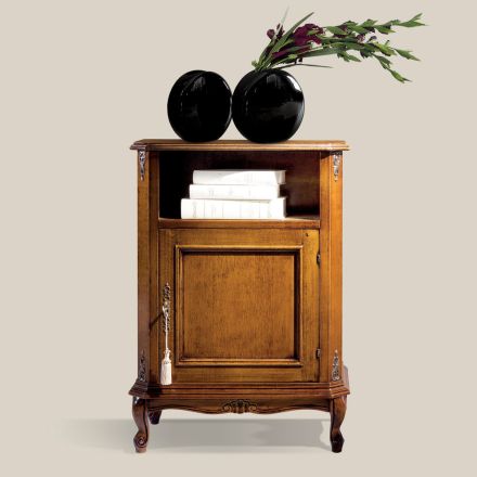 Klassisk telefonholder i træ med dør lavet i Italien - Richard Viadurini