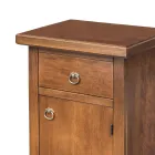 Telefonskab af patineret valnød lavet i Italien - Atunis Viadurini