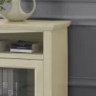 TV stativ med 2 døre og 3 åbne rum Made in Italy - Ymir Viadurini