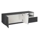 TV-skab med 2 døre, en skuffe og et åbent rum Lavet i Italien - Popilio Viadurini