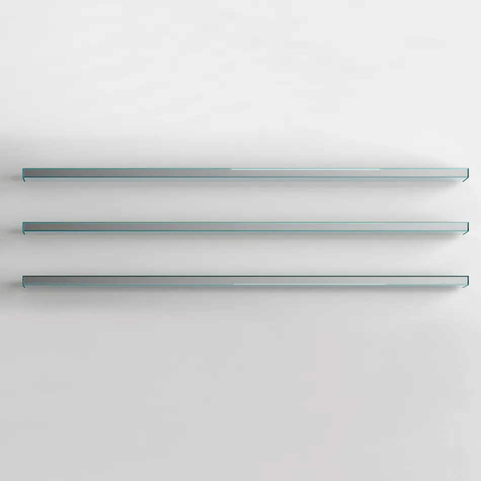 TV stativ med 3 hylder og hængslet beholder Made in Italy - Roman Viadurini