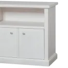 TV stativ med åbent rum og 2 døre Made in Italy - Alpan Viadurini