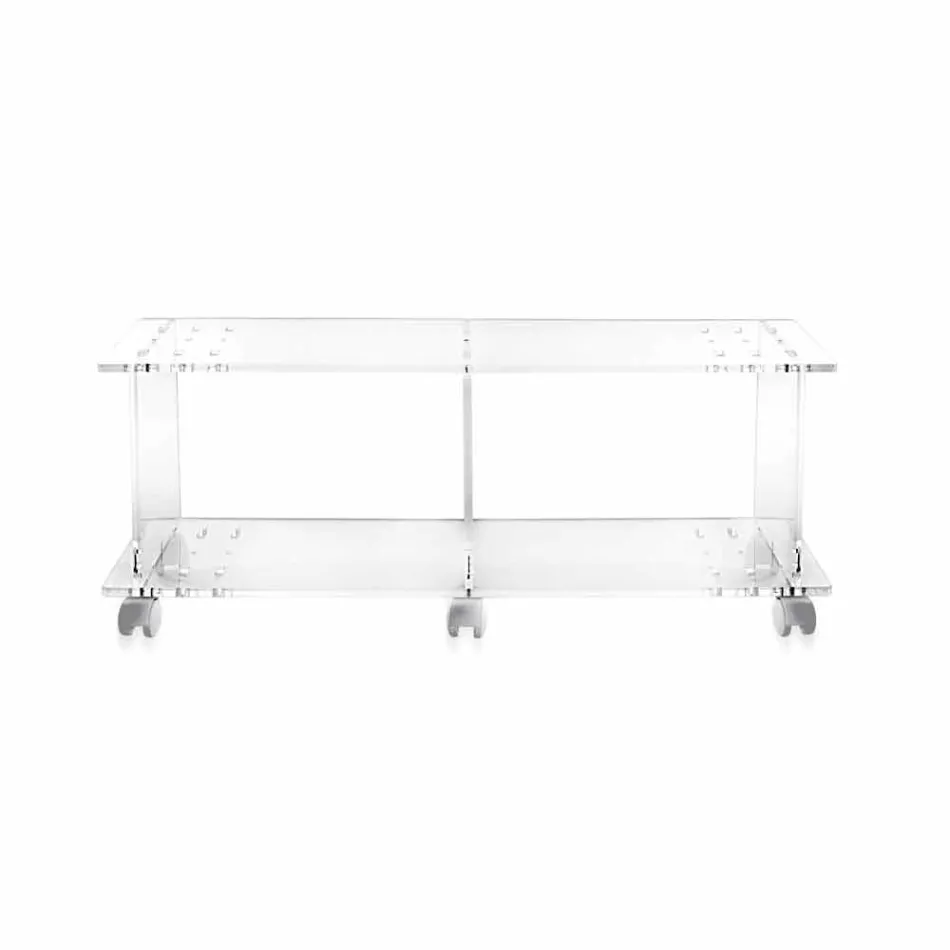 TV kabinet moderne design plexiglas Magician Viadurini