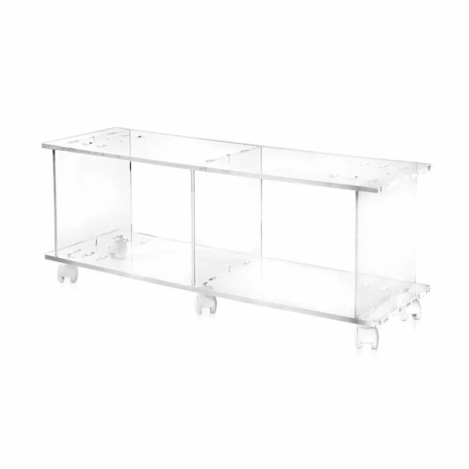 TV kabinet moderne design plexiglas Magician Viadurini