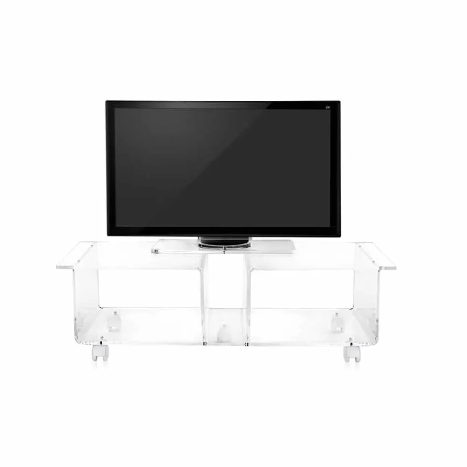 TV kabinet moderne design plexiglas Wizard Double Viadurini