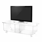 TV kabinet moderne design plexiglas Wizard Double Viadurini