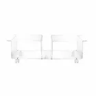 TV kabinet moderne design plexiglas Wizard Double Viadurini