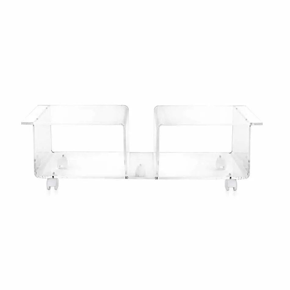TV kabinet moderne design plexiglas Wizard Double Viadurini