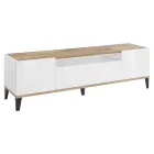 Mobil-tv i melamin 2 rum og 1 skuffe Lavet i Italien - Florentino Viadurini