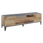 Mobil-tv i melamin 2 rum og 1 skuffe Lavet i Italien - Florentino Viadurini