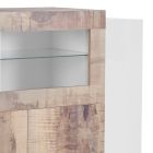 Living Room Showcase i Sustainable Wood 3 Finishes - Terenzio Viadurini