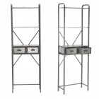 Moderne design industrielt jern badeværelsesskab - Pome Viadurini