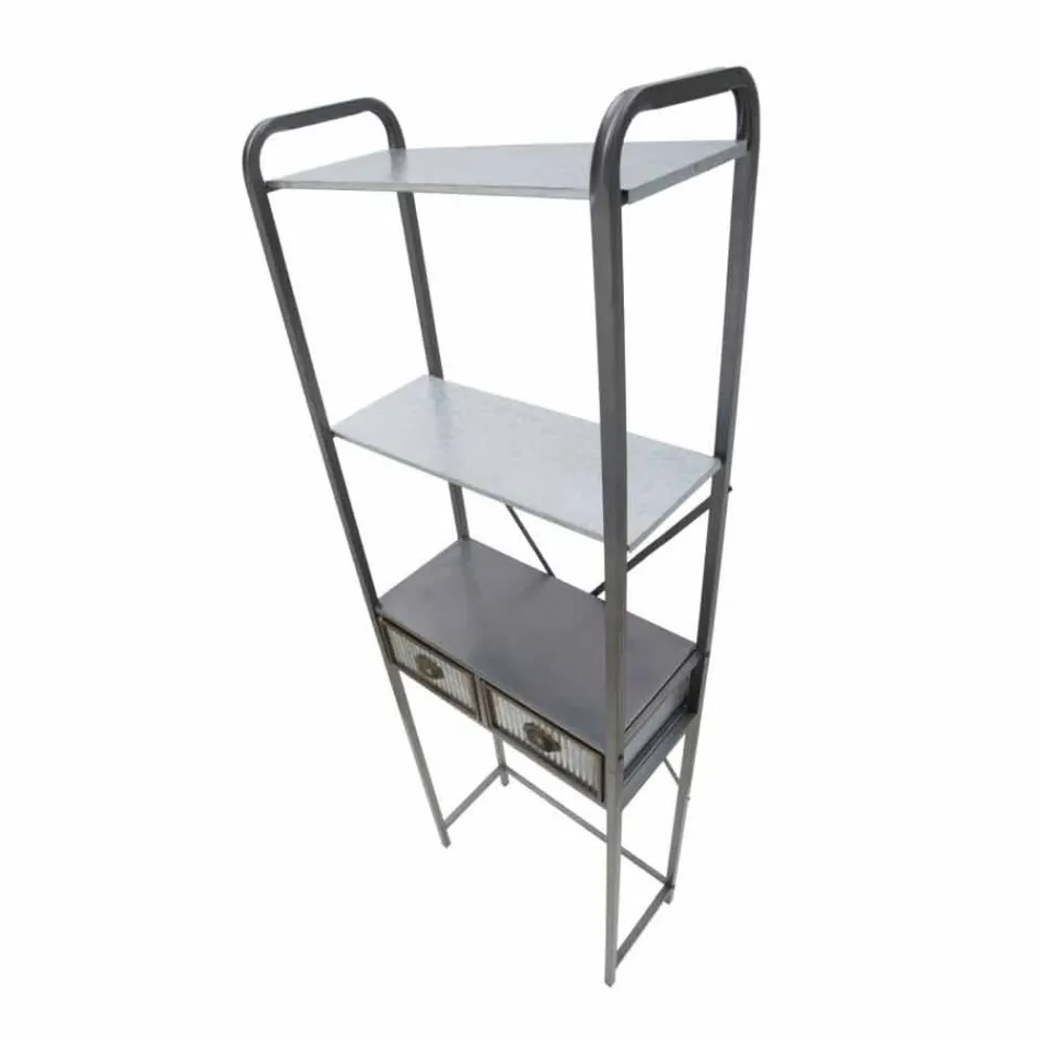 Moderne design industrielt jern badeværelsesskab - Pome Viadurini