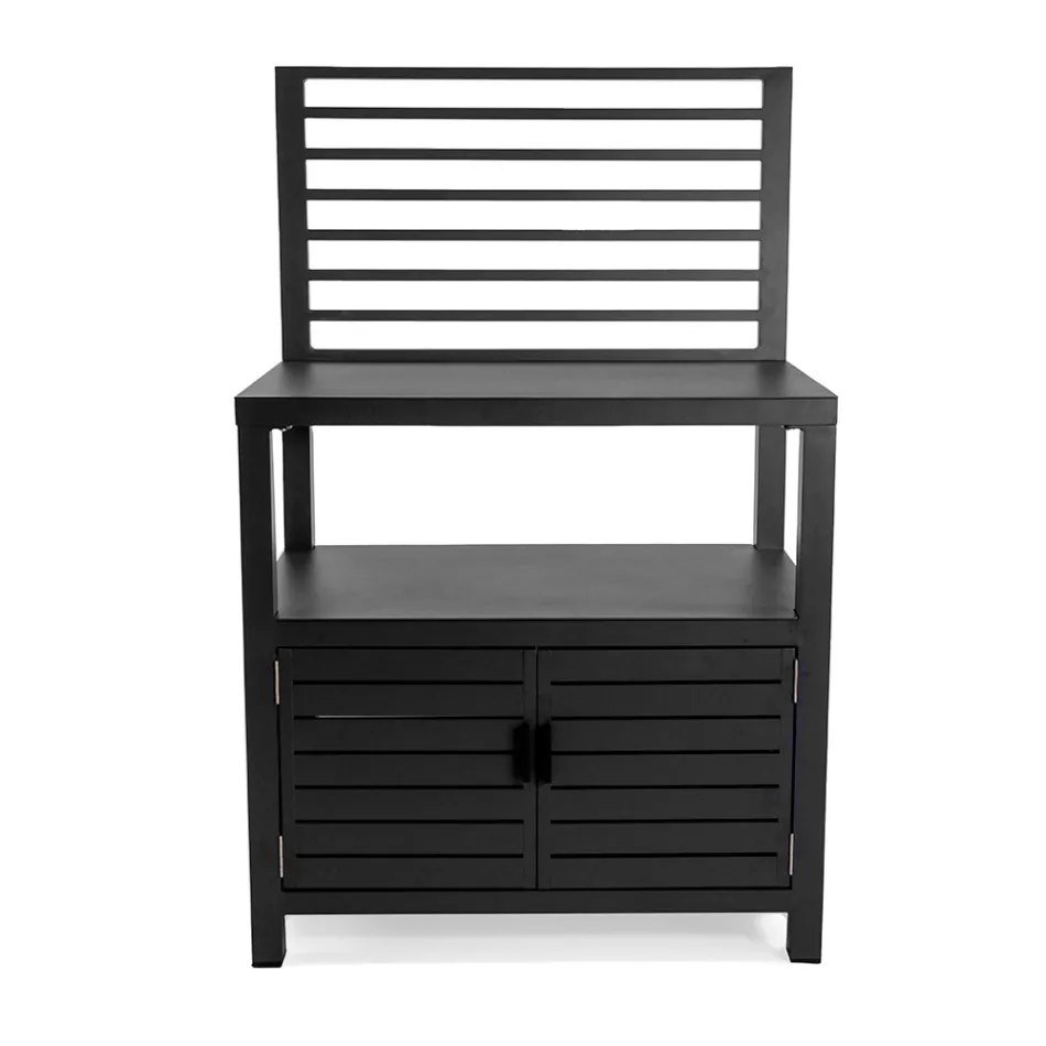 Udendørs skab i aluminium med 2 døre - Kamera Viadurini