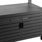 Udendørs skab i aluminium med 2 døre - Kamera Viadurini