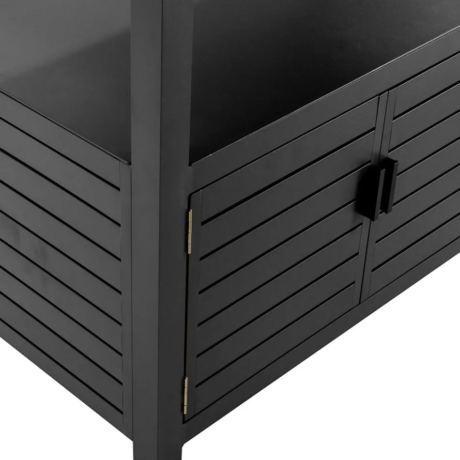 Udendørs skab i aluminium med 2 døre - Kamera Viadurini