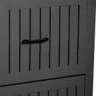 Udendørsskab i aluminium med 2 skuffer i forskellige overflader - Hotel Viadurini