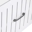 Udendørsskab i aluminium med 2 skuffer i forskellige overflader - Hotel Viadurini