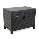 Udendørsskab i aluminium med forskellige overflader - Kamera Viadurini