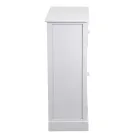 Indendørs skab af træ med 2 døre og 2 skuffer - Meduse Viadurini