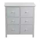 Indendørs skab af træ med 6 skuffer - Jellyfish Viadurini