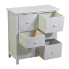 Indendørs skab af træ med 6 skuffer - Jellyfish Viadurini