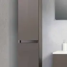 Suspenderet badeværelsesmøbler i Mdf lakeret fremstillet i Italien - Becky Viadurini