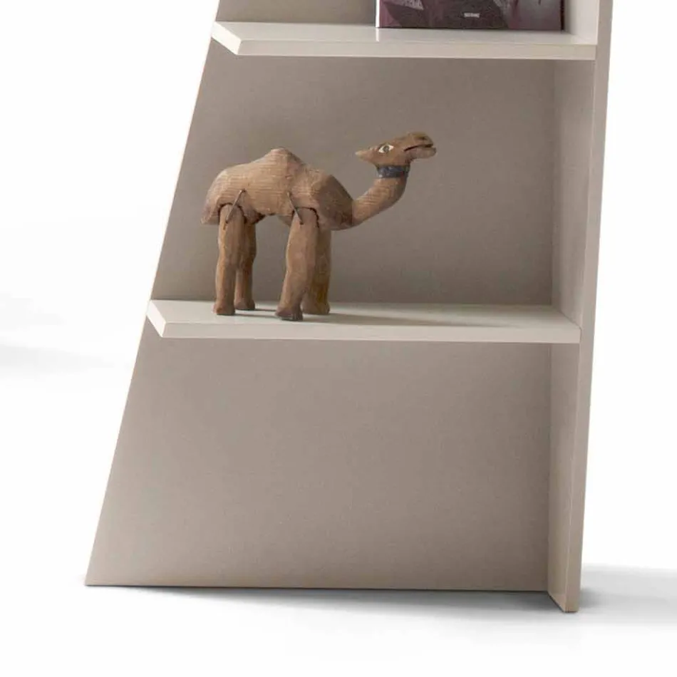 Mit Home Esquina design hjørne bogreol MDF lakeret H220cm lavet i Italien Viadurini