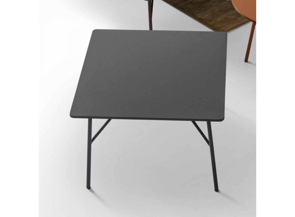 Mit Sofabord til hjemmet MDF antracitgrå design L79xH39cm lavet Italien Viadurini