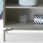 My Home Mirage design skænk i lakeret MDF H71xL210cm lavet i Italien Viadurini