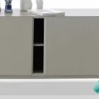 My Home Mirage design skænk i lakeret MDF H71xL210cm lavet i Italien Viadurini