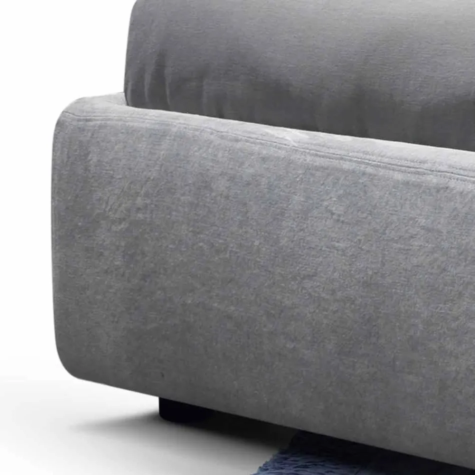 Min Home Sleepway polstrede dobbeltseng 180x90cm lavet i Italien Viadurini