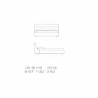 Min Home Sleepway polstrede dobbeltseng 180x90cm lavet i Italien Viadurini