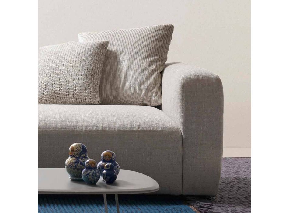 Mit Home Soft sectional design sofa lavet i Italien stof Viadurini