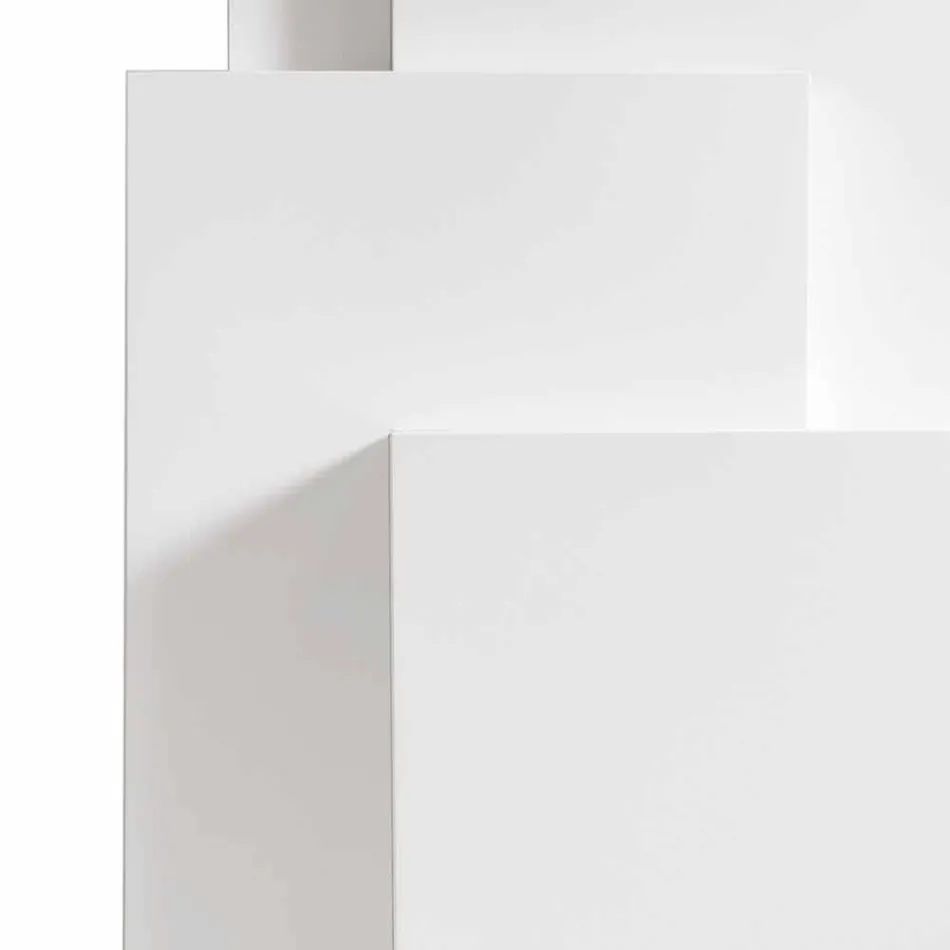 Mit hjem Tetris mobil stue tårn design MDF H196cm lavet i Italien Viadurini