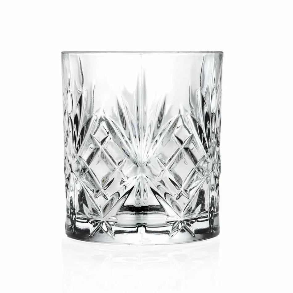 Gammeldags Tumbler Lav Cocktail Briller 12 Stykker Krystal - Cantabile Viadurini