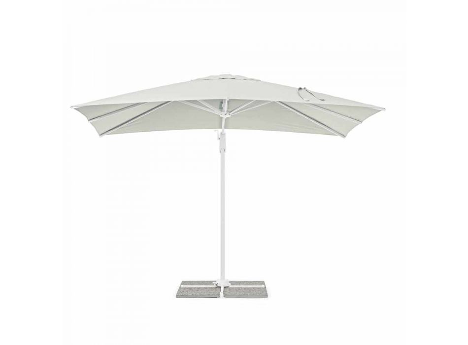 2x3 udendørs paraply i polyester med aluminiumsstruktur - Fasma Viadurini