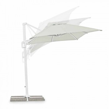 2x3 udendørs paraply i polyester med aluminiumsstruktur - Fasma