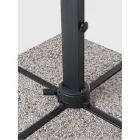 Udendørs paraply 4x4 i lysegrå polyester og aluminium - Daniel Viadurini