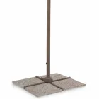 3x4 haveparaply i polyester med aluminiumsstruktur - Texas Viadurini