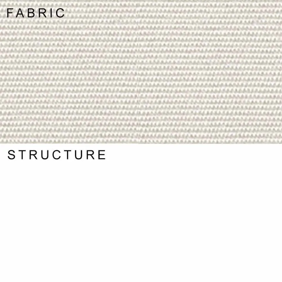 Haveparaply i akrylstof og aluminium fremstillet i Italien - Solero Viadurini